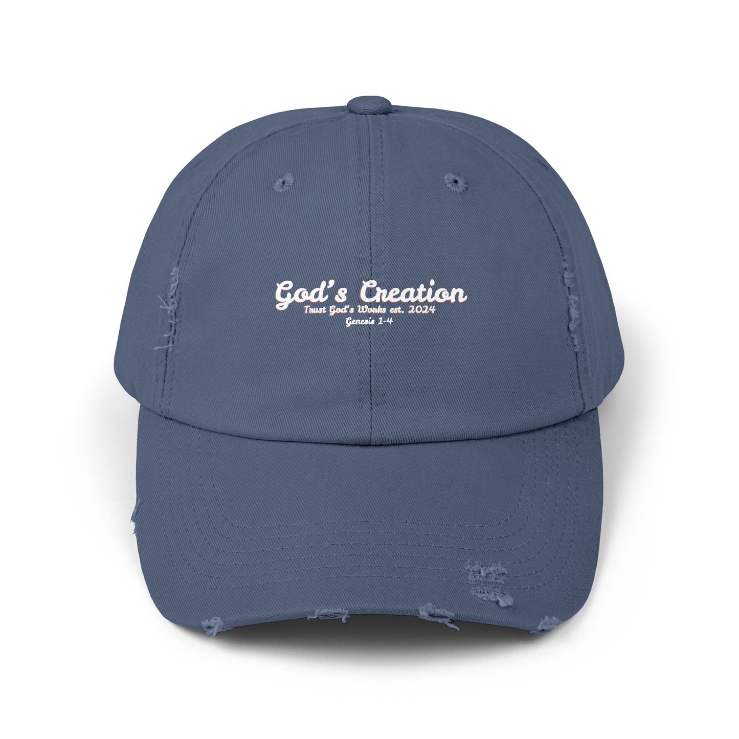 God’s Creation Distressed Hat
