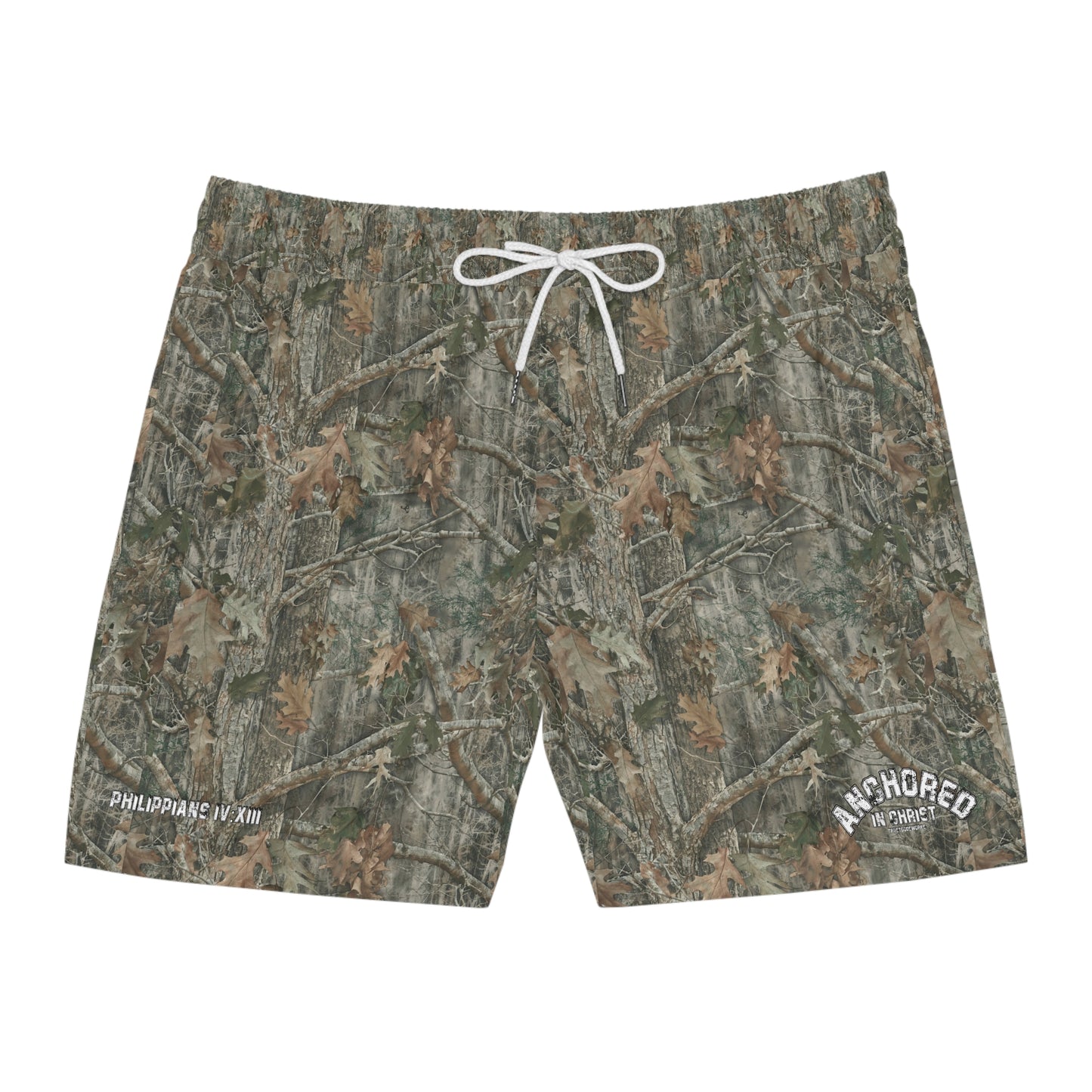 Camo Anchored In Christ Shorts