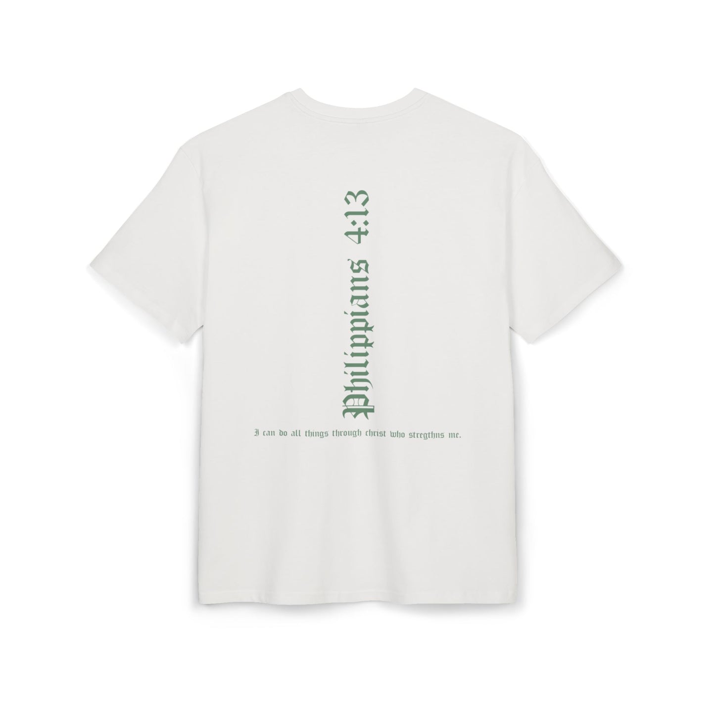 Anchored In Christ White Oversized (Philippians 4:13)