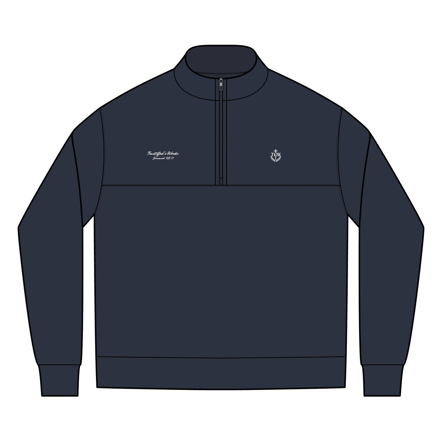 Trust God’s Works Quarter-Zip (Embroidery)