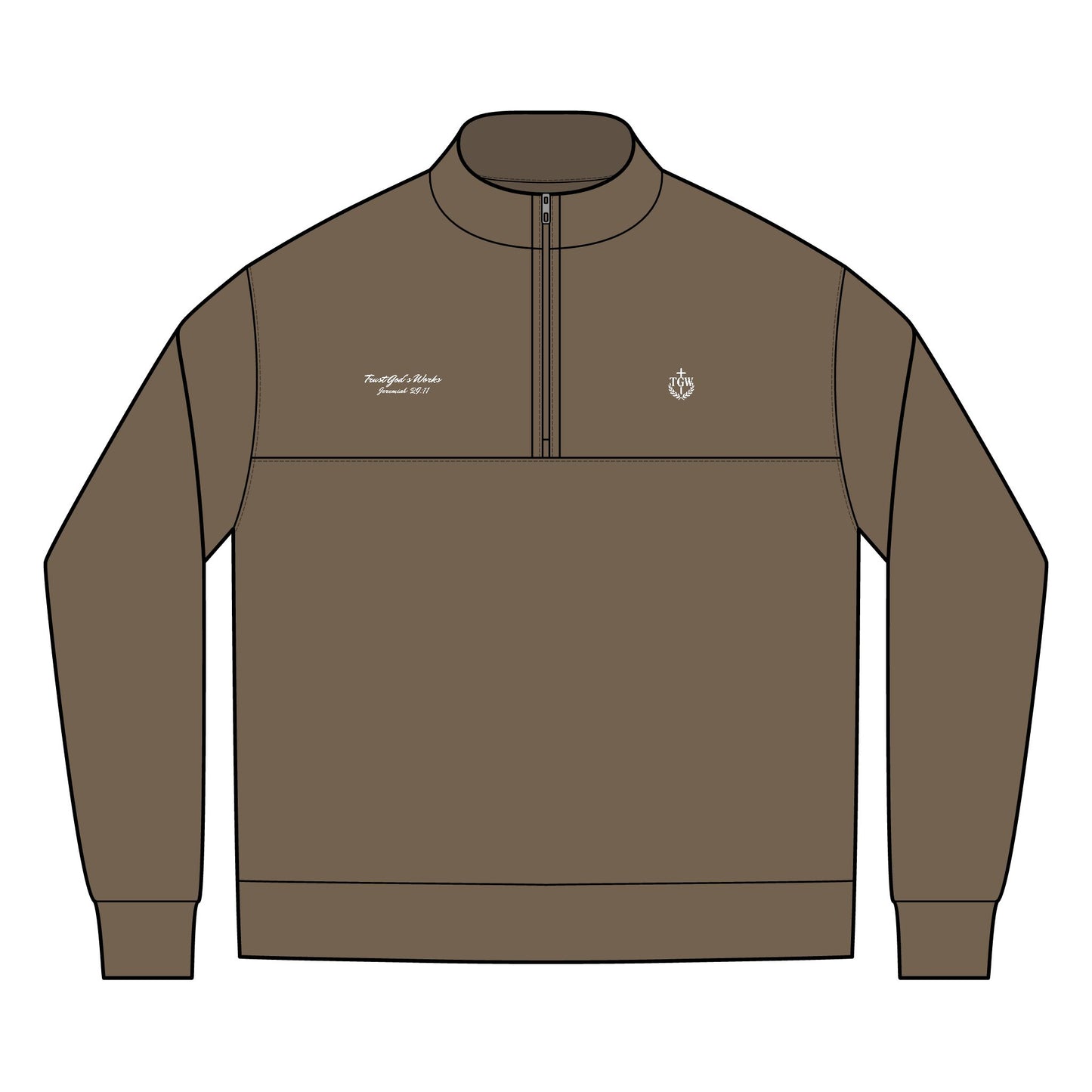 Trust God’s Works Quarter-Zip (Embroidery)