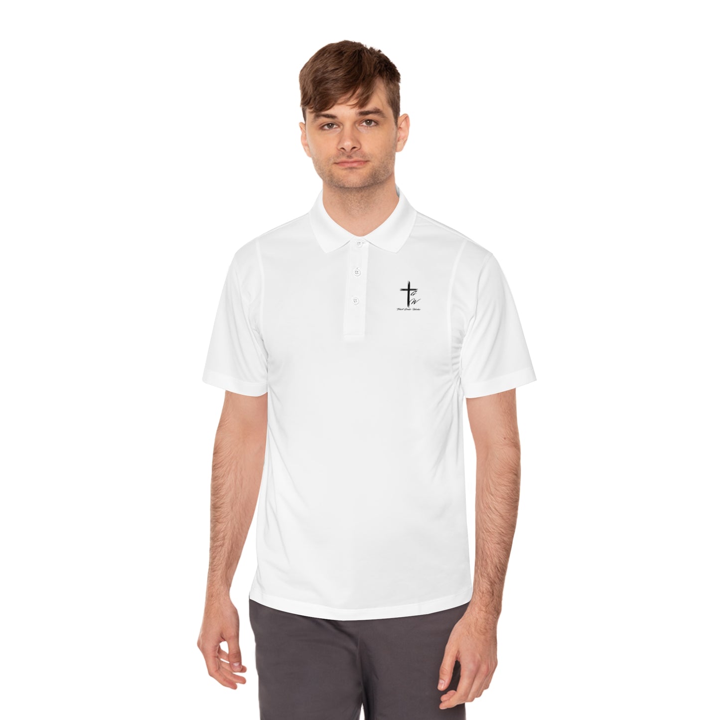 Carry Your Cross Men's Sport Polo Shirt