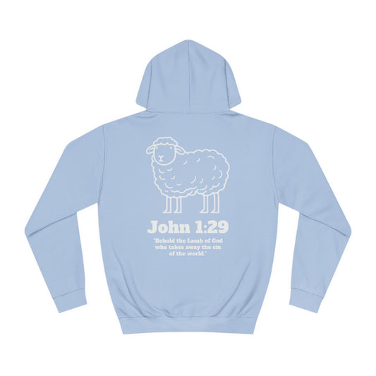 Lamb Of God Unisex College Hoodie / Lamb Design