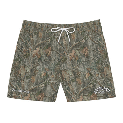 Camo Anchored In Christ Shorts