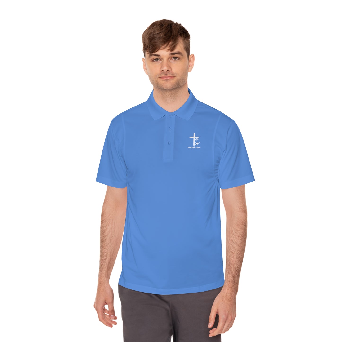 Carry Your Cross Men's Sport Polo Shirt
