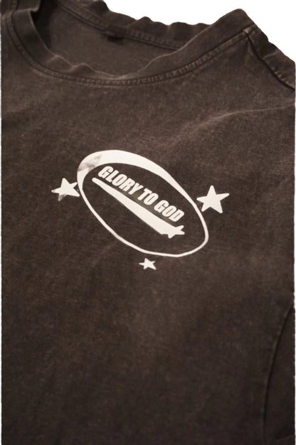 Glory To God Heavy Oversize T-shirt