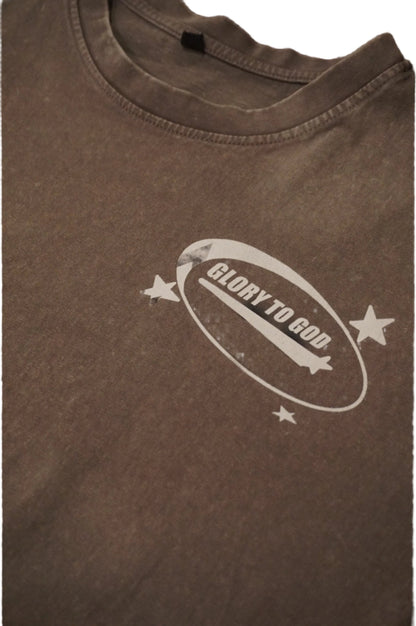 Glory To God Heavy Oversize T-shirt
