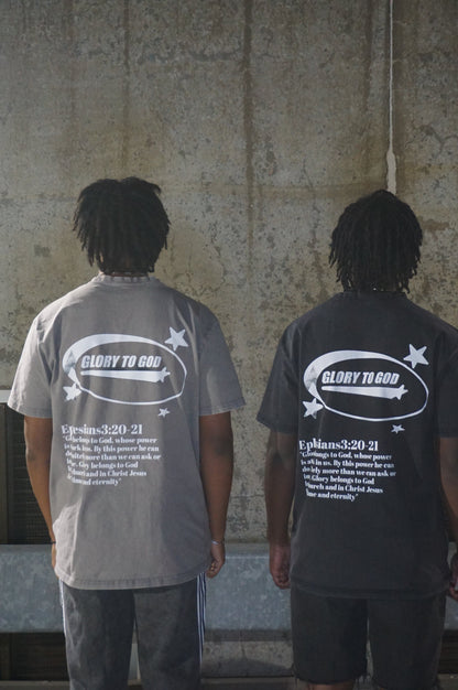 Glory To God Heavy Oversize T-shirt