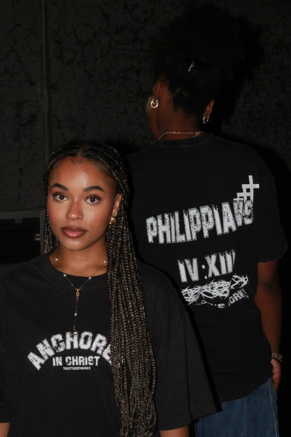 Anchored In Christ Oversized T-Shirt (Design)