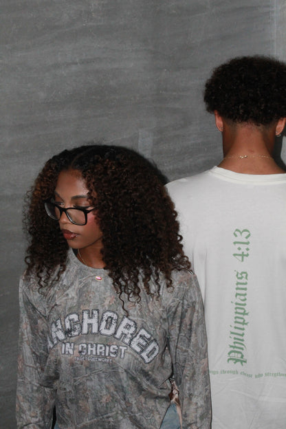 Anchored In Christ Camo Long Sleeve