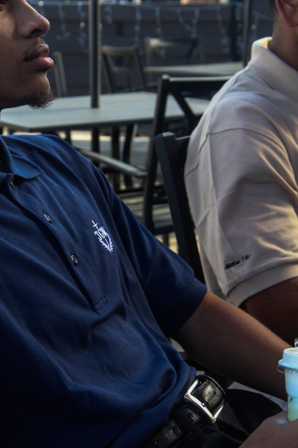 TGW Jesus Saves Polo (Embroidery-White)