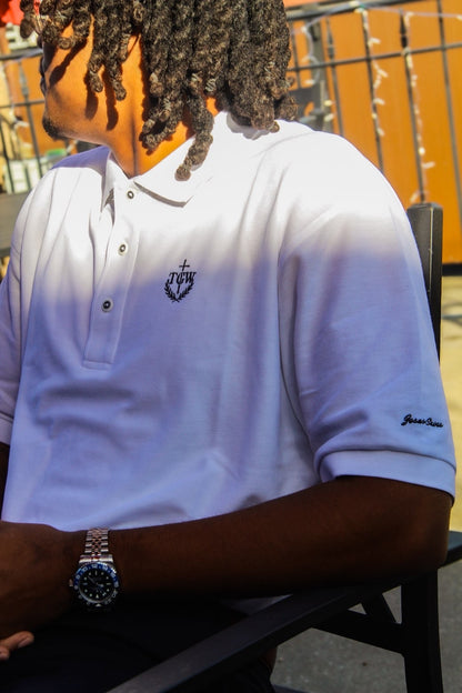 TGW Jesus Saves Polo (Embroidery-Black)