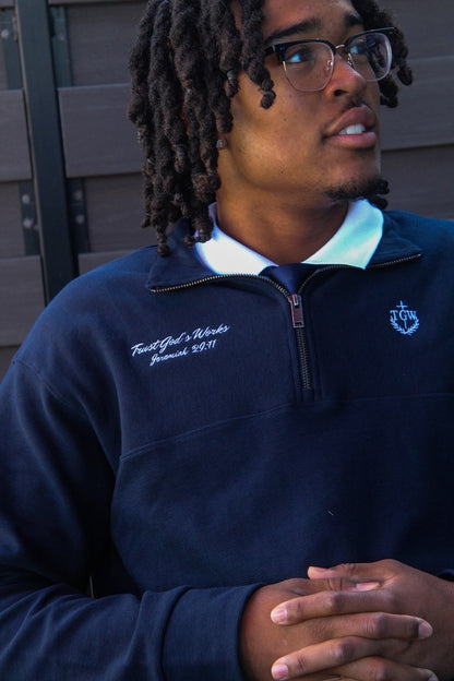 Trust God’s Works Quarter-Zip (Embroidery)